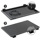 EcoFlow rigid solar panel mounting feet installation