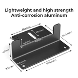 EcoFlow Rigid Solar Panel Mounting Feet measurements