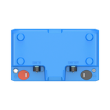 Side of the BLUETTI B1210 deep-cycle battery with the recessed carry handle and the LINK connector at the top edge