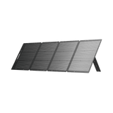 BLUETTI PV200 portable solar panel unfolded with kickstand