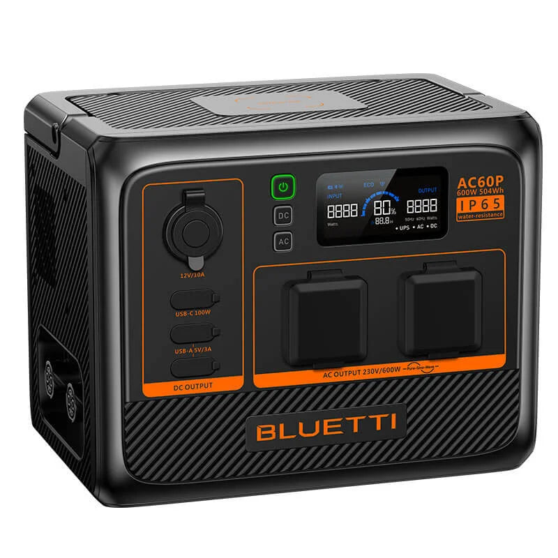 BLUETTI AC60P Portable Power Station | 600W | 504Wh | HB21 | NZ