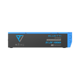 BLUETTI B4810 deep-cycle battery, front view: slim black and blue case labelled Self-Heating, Long Cycles Life LiFePO4 Battery, 51.2V 100Ah, IP65 Triple Protection