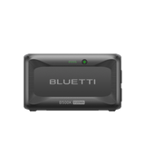 BLUETTI B500K expansion battery front view showing the battery indicator and power button