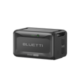 BLUETTI B500K expansion battery three-quarter right view showing the battery expansion ports