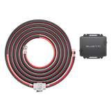 BLUETTI Charger 1 alternator charger shown beside the coiled 5m DC input cable it ships with