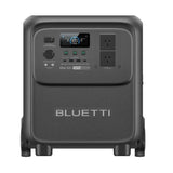 BLUETTI Elite 320 front view from slightly above, showing the full front panel and the moulded base