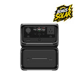 EcoFlow RIVER 3 Max Plus power station with its extra battery and the bonus solar badge (bonus promotion until 24 September 2026)