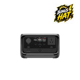 EcoFlow RIVER 3 Plus portable power station with the bonus hat badge (bonus promotion until 24 September 2026)